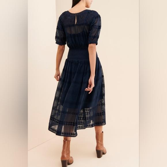 Anthropologie Carissa Midi Dress Size Small - Picture 2 of 15